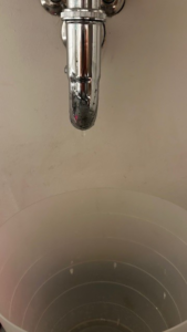 Beispiel Kleinreparatur – tropfender Anschluss